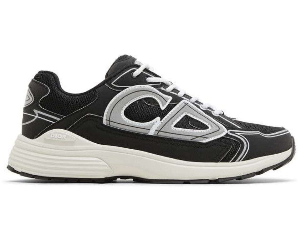 DIOR B30 BLACK/WHITE SOLE