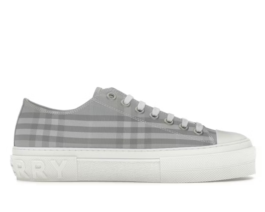 BURBERRY CHECK LOW LIGHT GREY