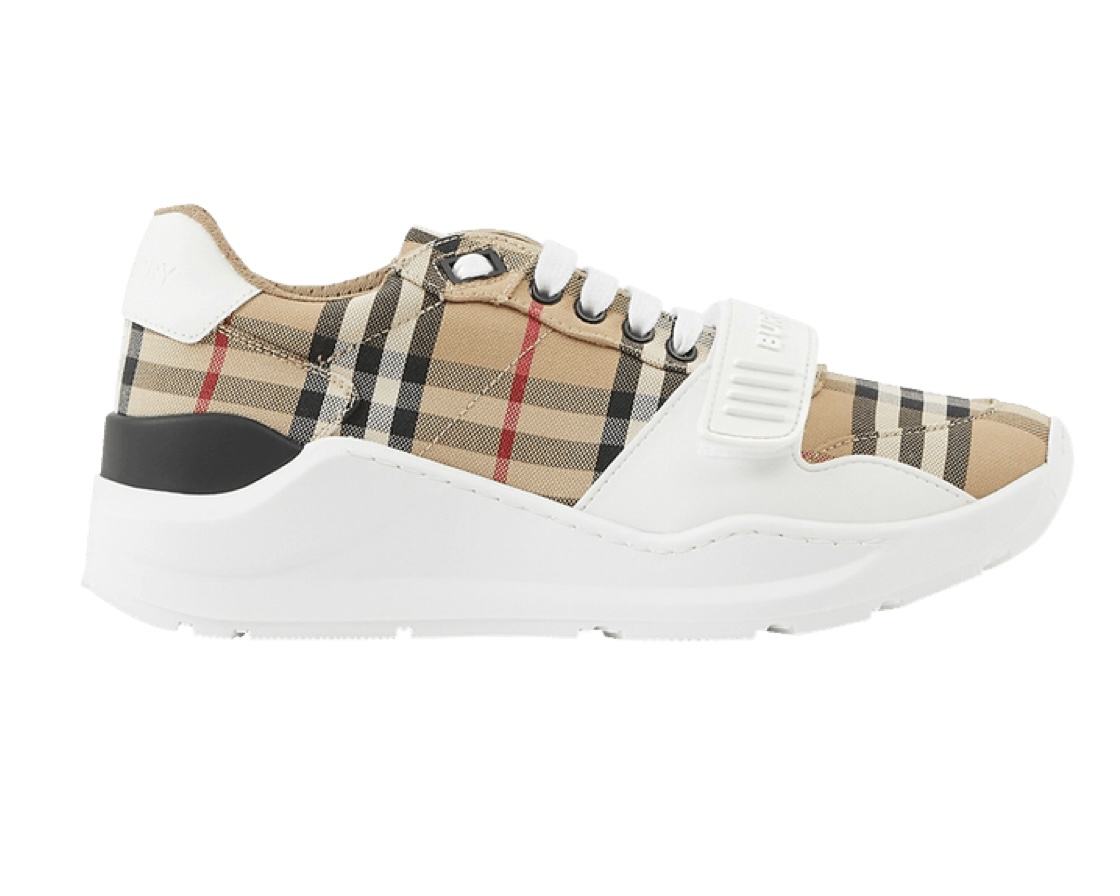 BURBERRY RAMSEY CHECK WHITE SOLE