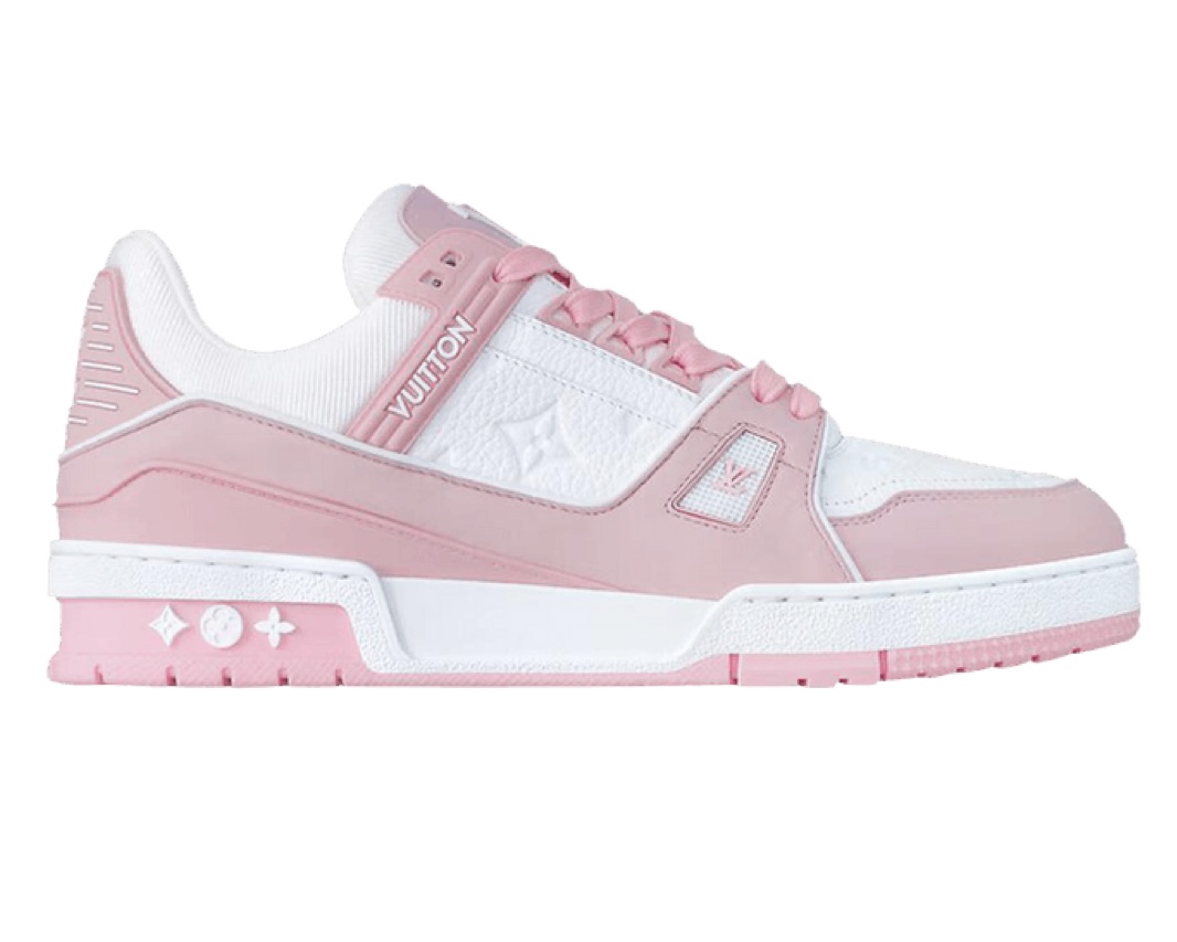 LV TRAINER PINK/WHITE