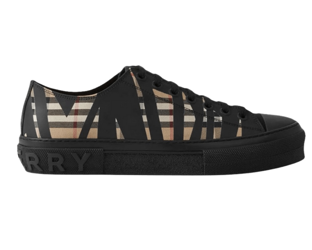 BURBERRY JACK CHECK GRAFFITI BLACK