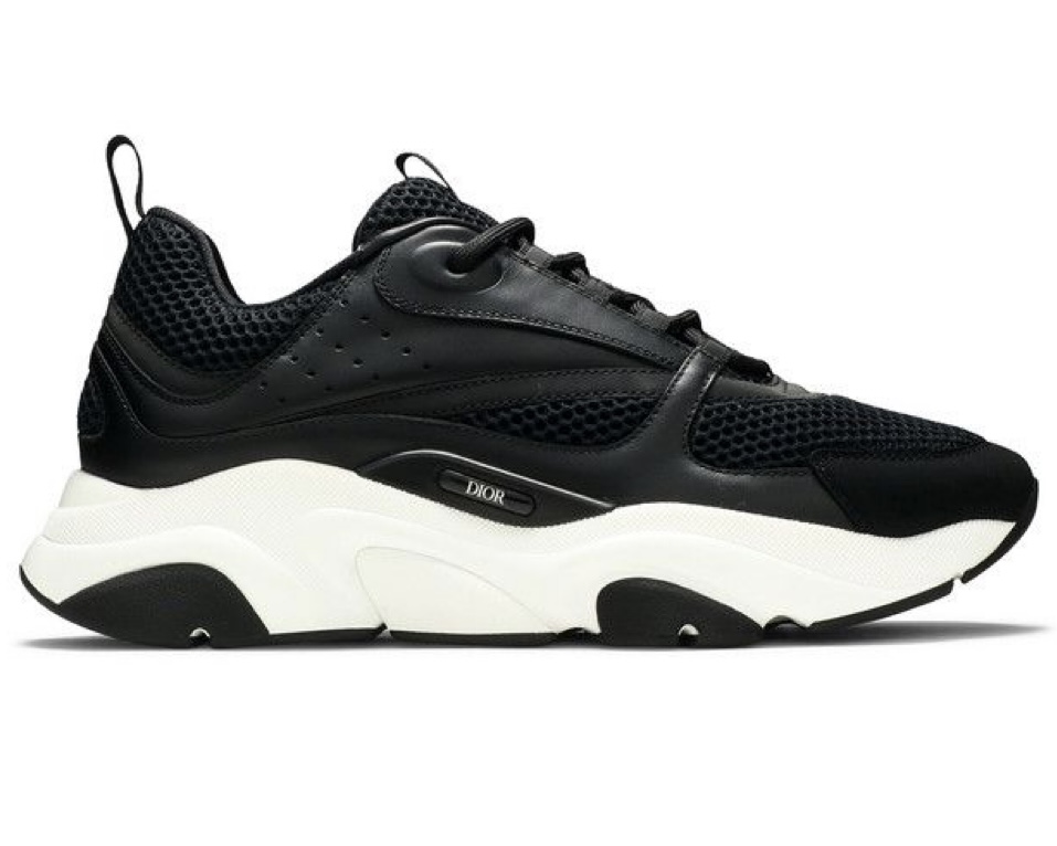 DIOR B22 BLACK/WHITE SOLE